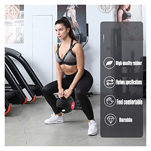 Medicine Ball Double Handle Medicine Ball, Core Training Cross Training Throwing Training Rubber Fitness Ball, Strength Training Equipment Suitable for Home Gym (Size : 7kg/15.4lb)