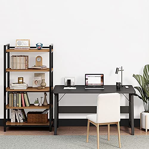 Computer Desk 47.24 inch Modern Sturdy Office Desk PC Laptop Notebook Study Writing Table for Home Office Workstation, Black