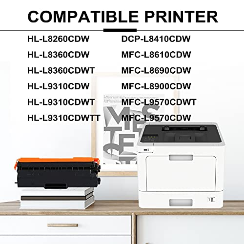 [3Black+1Cyan+1Magenta+1Yellow] 6 Pack Compatible TN431 TN-431 Toner Cartridge Replacement for Brother DCP-L8410CDW HL-L8260CDW L8360CDW L8360CDWT Printer Toner Cartridges,Sold by MICHESTA