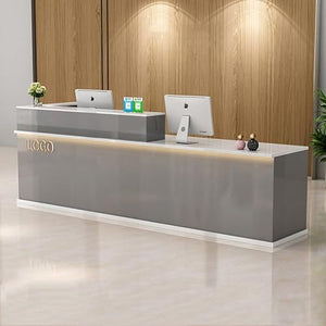 GHXYDSS Cashier Front Desk Reception Counter 140x60x100cm H-1