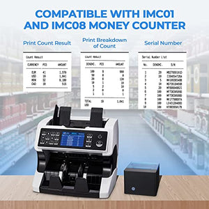 Printer and Dust Cover and IMC01-BK Money Counter Machine Mixed Denomination