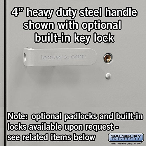 Salsbury Industries Standard 8074GRY-U, Heavy Duty Unassembled Storage Cabinet, Gray