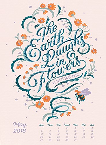 Beautiful Typography 2018 Calendar
