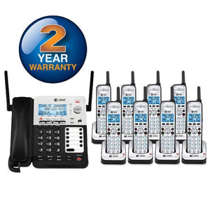 AT&T 4-Line Corded/Cordless Telephone System with 9 Handsets