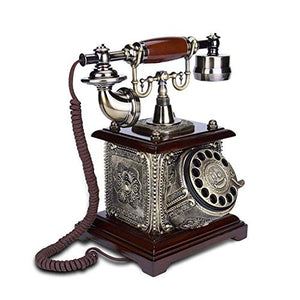 None Retro Vintage Rotary Dial Telephone