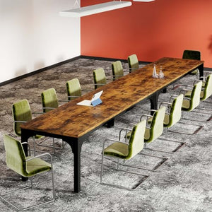 Trggivs 13FT Conference Table - Large Rectangle Meeting Seminar Desk