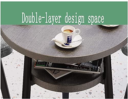 SYLTER Office Conference Reception Table Set with Chairs - Small Spaces Kitchen Dining Set, Reception Desk & Chair Combo for Negotiation Room Hotel (Color)