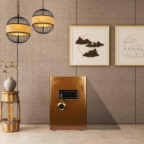 ULTECORE 2.05 Cubic Feet Cabinet Security Safe Box with Digital Keypad & Double Keys Money Lock Box for Home Hotel Office Business Jewelry Gun Cash Documents 23 x 15.7 x 13 inches