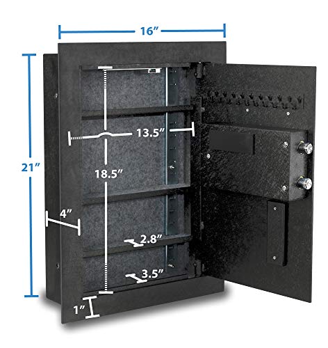 Viking Security Safe VS-52BLX Hidden in Wall Safe Biometric Safe Fingerprint Safe