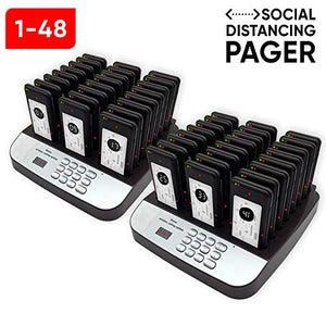 Corum Security 48 Social Distancing Paging System for Restaurants & Hospitals