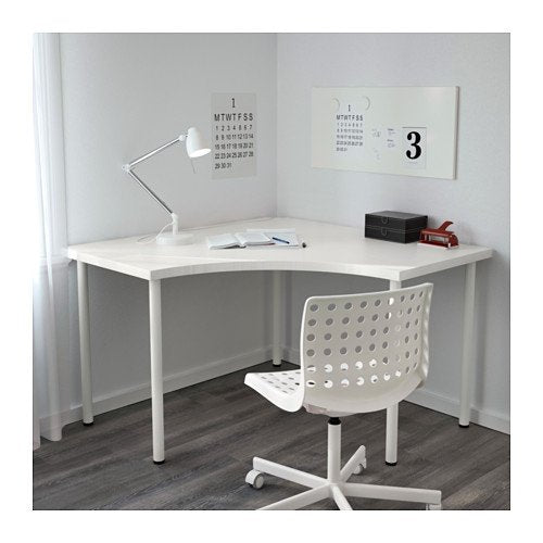 IKEA Corner Table, White 102020.1185.3022