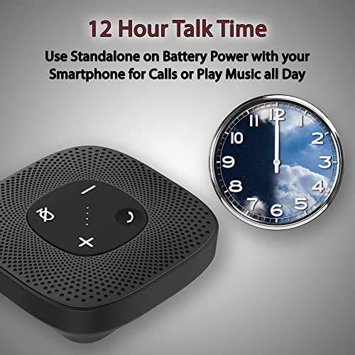 Cyber Acoustics CA Essential Speakerphone (SP-2000-30) - USB and Bluetooth Speakerphone, Clear Sound, 360 Degree Noise Cancelling Microphone - 30 Pack