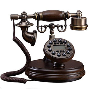 OPiCa Solid Wood European Antique Telephone