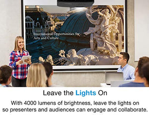 Optoma S336 SVGA Bright Professional Projector | 4000 Lumens DLP Technology | Business, Classroom, Home | 15,000 Hour Lamp Life