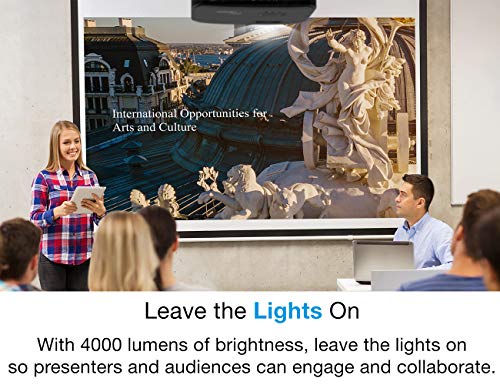 Optoma S336 SVGA Bright Professional Projector | 4000 Lumens DLP Technology | Business, Classroom, Home | 15,000 Hour Lamp Life