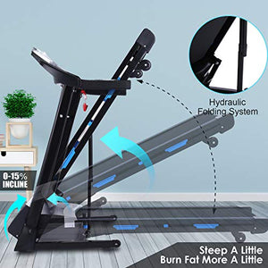 ANCHEER APP Control Folding Treadmill T950, 3.25HP Automatic Incline Treadmill, Walking Running Jogging Running Machine for Home Gym Cardio Exercise