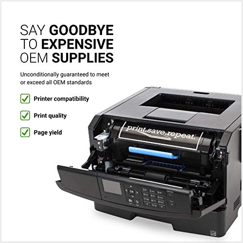 Print.Save.Repeat. Lexmark 520HG High Yield Remanufactured Toner Cartridge for MS710, MS711, MS810, MS811, MS812 Laser Printer [25,000 Pages]