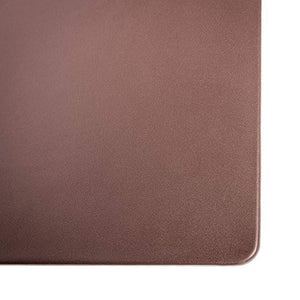 Dacasso Chocolate Brown Leather Desk Mat, 30-Inch by 19-Inch