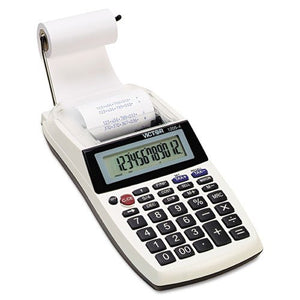 Victor 12-digit Portable Printing Calculator