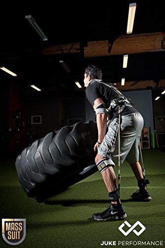 MASS Suit Elite Series by Juke Performance - Professional athletic speed training system - Full body resistance Suit, exercise equipment - Athletic sports system for football, basketball & Soccer.