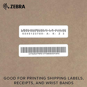 Zebra - GC420d Direct Thermal Desktop Printer for Labels, Receipts, Barcodes, Tags, and Wrist Bands - Print Width of 4 in - USB, Serial, and Parallel Port Connectivity (Includes Peeler)