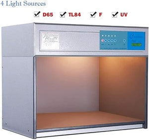 CNYST Color Assessment Cabinet Light Box with 4 Light Sources D65 TL84 F UV - 110V/220V