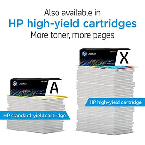 HP 202A | CF501A, CF502A, CF503A | 3 Toner-Cartridges | Cyan, Magenta, Yellow | Works with HP LaserJet Pro M254, M281cdw, M281dw, M281fdw