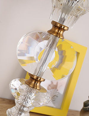SSBY Modern / Comtemporary Style Electroplated Metal with Crystal Table lamp for the Indoor Decorate Dest Light , 110-120v