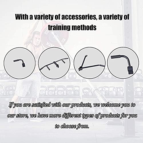 XIAOER 360 Degree Rotation Barbell T-Bar Row Plate Post Landmine, Core Strength Training Equipment for Back Muscle Training
