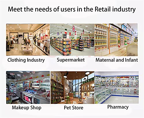 MEETSUN All in One POS Cash Register 15'' Touch Screen Windows PC with Built-in 2 1/4'' Thermal Receipt Printer for Retail Businesses SET01