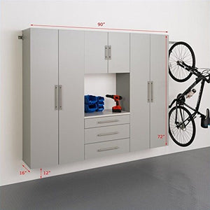 4-Pc Contemporary Storage Cabinet Set