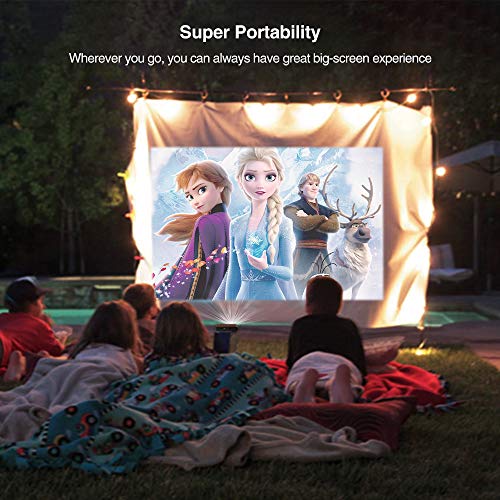 2020 Mini Pocket Wifi Projector 3D DLP 3600 Lumens Digital HD LED Portable Wireless Movie Projector with Battery Support 1080P Airplay HDMI USB Auto Keystone WXGA Home Theater Outdoor Video Proyector