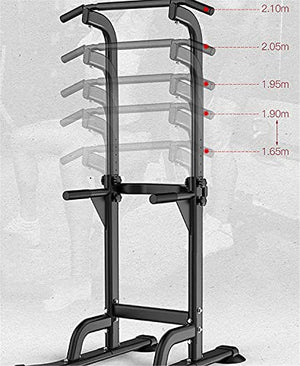 JYMBK Training Fitness Workout Station Power Tower, Multi Pull Up Bar Dip Station, Strength Training Fitness Exercise Equipment