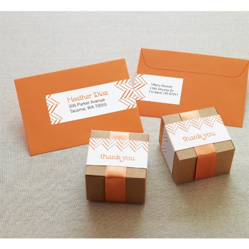 Avery Dennison Textured Wraparound Labels, Pack of 15, 7.85"x1.75", White (80506)