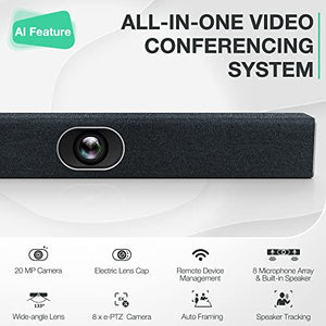 Yealink UVC40 Video and Audio Conferencing System with CP700 Teams Optimized USB Bluetooth Speakerphone