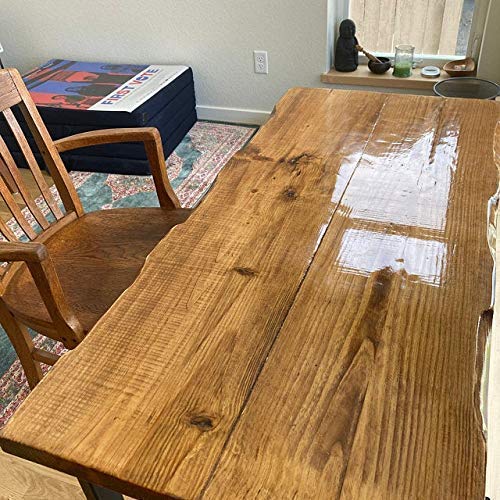 UMBUZÖ Solid Reclaimed Wood Desk. Modern Wooden Desk, Real Wood Table for Computer & Home Office