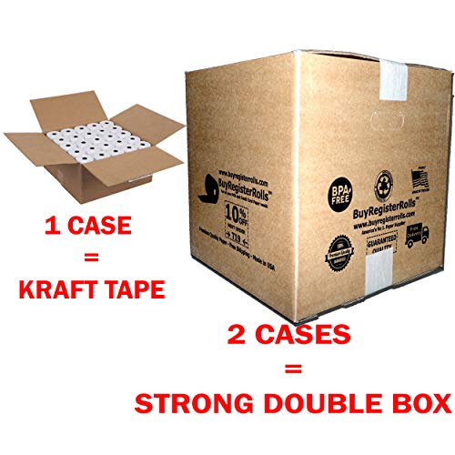 (200 PoS Rolls - 50GSM) 3-1/8 x 230' Thermal Paper Rolls tm-t88 t-20 t-90 bixolon srp-350 370 - bpa Free - BuyRegisterRolls