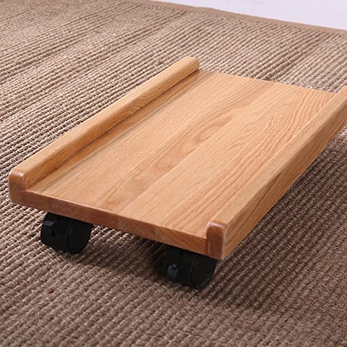 Computer Tower Stand Printer Table CPU Stand with Protection Side 4 Casters Under The Table - Color : B