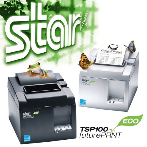 Star Micronics TSP 143IIU ECO - Receipt Printer - Two-Color - Direct Thermal - Roll (3.15 in) - 203 dpi - USB