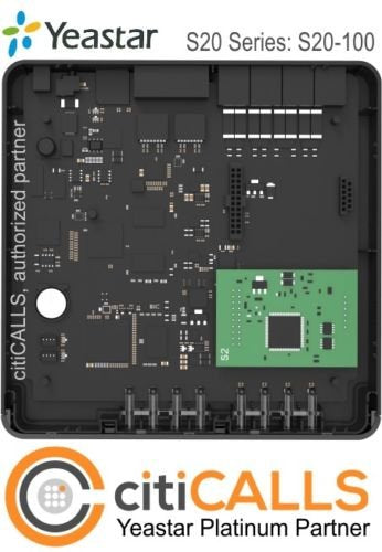 YEASTAR VoIP SIP IP PBX S20-100 20 Ext IVR VM Skype 2 FXS 0 FXO 0 GSM