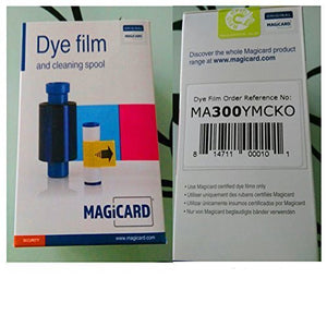 Magicard Enduro Pronto Rio Pro ID card printer color Ribbon 5 panel colour dye film MA300YMCKO 300prints 5rolls/lot