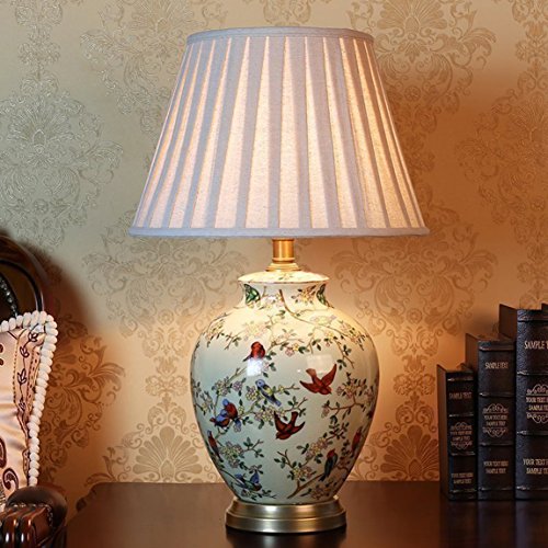 505 HZB Ceramic Desk Lamp Bedroom Bedside Lamp Room Desk Lamp
