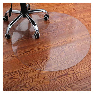 ALGFree Clear Transparent PVC Floor Mat for Office Chair - Carpet Protection, Thick Floor Cover - Personal & Professional Use
