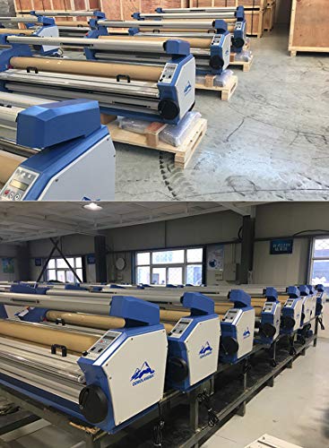 Qomolangma Full-auto Wide Format Cold Laminator Heat Assisted Roll to Roll Machine