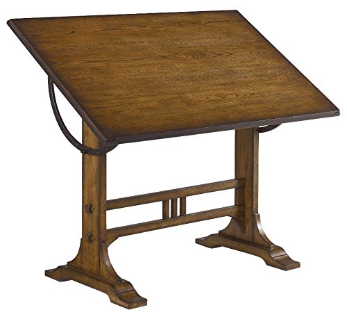 Hammary Studio Home Architect Desk in Oak