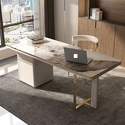 TAPIVA Luxurious Slate Office Computer Desk