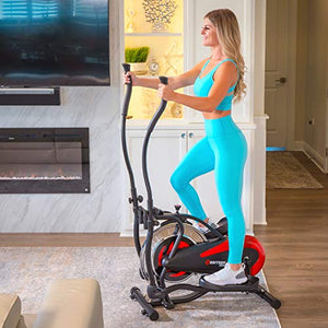 ORBITREK Elite - Fitness & Workout Home Gym Equipment, Elliptical Exercise Machine, Adjustable Resistance, Compact Design