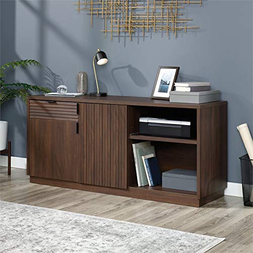 Sauder Englewood Credenza, Spiced Mahogany Finish