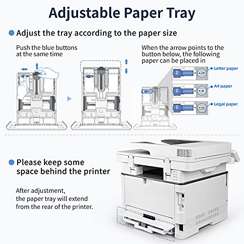Pantum M6802FDW All in One Monochrome Wireless Laser Printer, Scanner Copier fax and Duplex Printing（W4E85B）