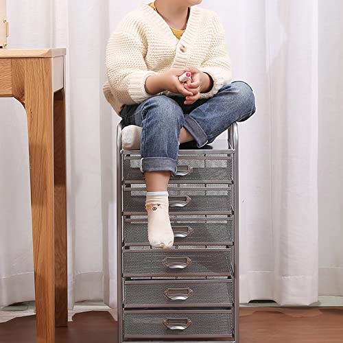 File Rack 9-Tier with Wheels - Black Office File Organizer Shelf